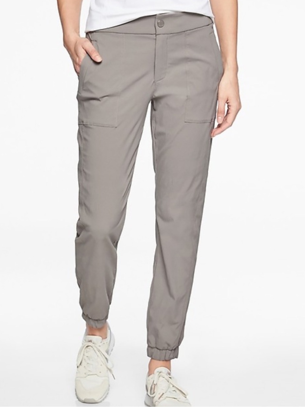 Athleta Women's Casual Jogger Pants in Taupe